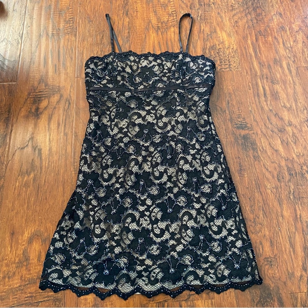 Elegant Black Lace Dress